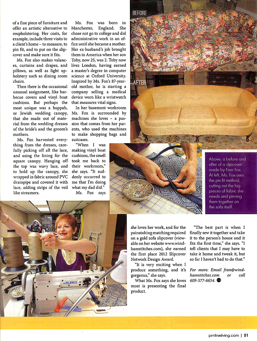 PM Fine Living article page 2